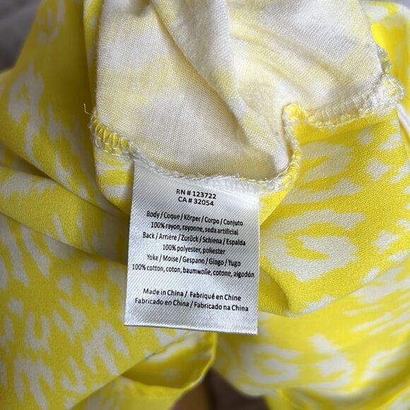 One September Anthropologie Yellow Boho Hippie Tassel Tank Top Shirt XS - Picture 8 of 9